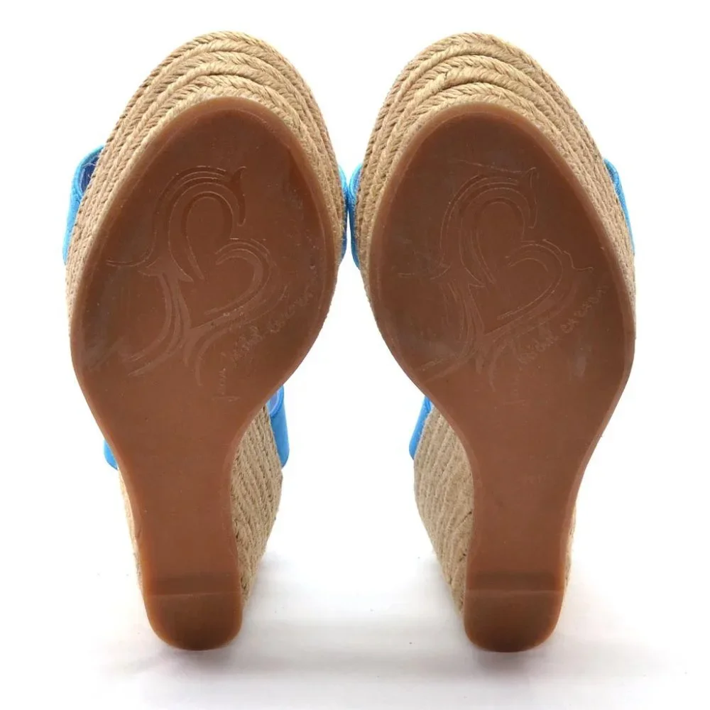 Jean-Michel Cazabat Espadrille Wedge Sandals 40
